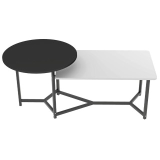 Shally Dogan  Χαμηλό Τραπέζι Καφέ με 2 Ράφια Πολυτελείας για το Σαλ...