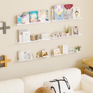 BAKAJI 6 x Διάφανα Ράφια Τοίχου Πολυχρηστικά Οργανωτικά Ράφια 38 x... BAKAJI 6 x Διάφανα Ράφια Τοίχου Πολυχρηστικά Οργανωτικά Ράφια 38 x...