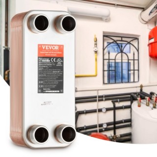 Εναλλάκτης Θερμότητας VEVOR 30 Πλακών 5x12 Ανοξείδωτος Χάλυβας 316L... Εναλλάκτης Θερμότητας VEVOR 30 Πλακών 5x12 Ανοξείδωτος Χάλυβας 316L...