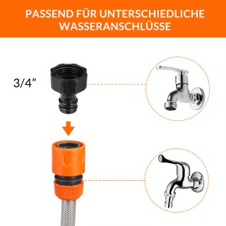 Gardebruk Πολυλειτουργικός Σωλήνας Νερού με Πιστόλι Ψεκασμού 22μ 10... Gardebruk Πολυλειτουργικός Σωλήνας Νερού με Πιστόλι Ψεκασμού 22μ 10...