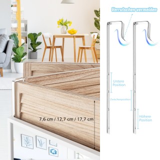 Costway  Πολυλειτουργικός Καθρέφτης Πόρτας/Τοίχου Ολόσωμος με Αντικ...