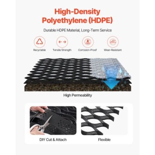 VEVOR Γεωκυψέλη 3 ιντσών 17.06x8.86FT για Χαλίκι JDWG3INCH179IELUT0... VEVOR Γεωκυψέλη 3 ιντσών 17.06x8.86FT για Χαλίκι JDWG3INCH179IELUT0...