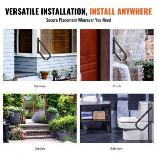 Κάγκελα VEVOR για Εξωτερικά Σκαλοπάτια 18.9 Τοίχου για 1-2 Σκαλοπάτ... Κάγκελα VEVOR για Εξωτερικά Σκαλοπάτια 18.9 Τοίχου για 1-2 Σκαλοπάτ...