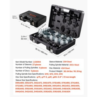 VEVOR Σετ Εργαλείων για Αφαίρεση και Τοποθέτηση 36τμχ CTQCQTZ36JT0J... VEVOR Σετ Εργαλείων για Αφαίρεση και Τοποθέτηση 36τμχ CTQCQTZ36JT0J...