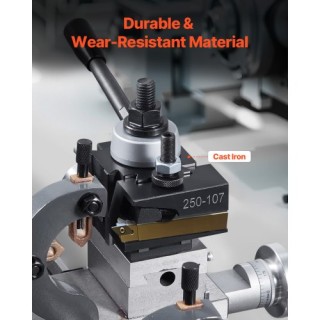 VEVOR Σετ 6 Τεμαχίων Βάσεις Εργαλείων Ταχείας Αλλαγής για Τόρνο 6-1...