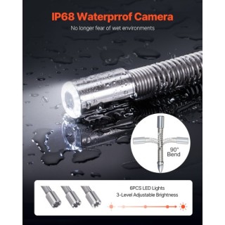 VEVOR Κάμερα Αποχέτευσης 50μ 4.3 με 6 LED & 16GB Κάρτα JLKXSGDNKJ... VEVOR Κάμερα Αποχέτευσης 50μ 4.3 με 6 LED & 16GB Κάρτα JLKXSGDNKJ...