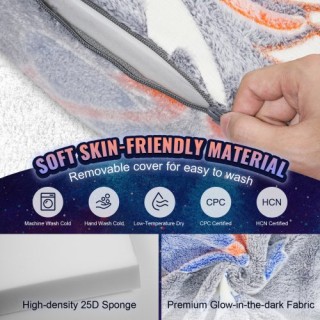 Παιδικός Καναπές VEVOR 4τμχ DIY Φωσφορίζων Γκρι  ETSF411849YC8HY99V0