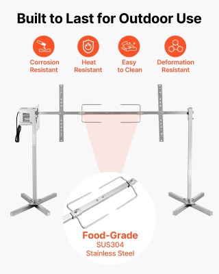 VEVOR Ηλεκτρική Σούβλα BBQ 8 Επιπέδων με Ικανότητα Φορτίου 60kg KZS... VEVOR Ηλεκτρική Σούβλα BBQ 8 Επιπέδων με Ικανότητα Φορτίου 60kg KZS...