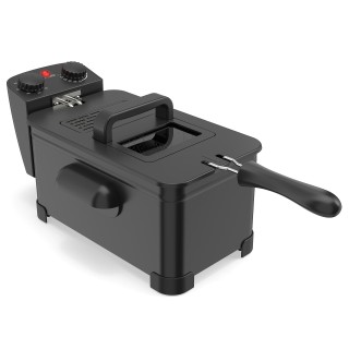 Costway Φριτέζα 2000W με χωρητικότητα λαδιού 3L και ρυθμιζόμενο θερ...