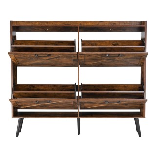 VEVOR Παπουτσοθήκη με 4 Αναδιπλούμενα Συρτάρια, Καφέ, Ιδανική για Ε... VEVOR Παπουτσοθήκη με 4 Αναδιπλούμενα Συρτάρια, Καφέ, Ιδανική για Ε...