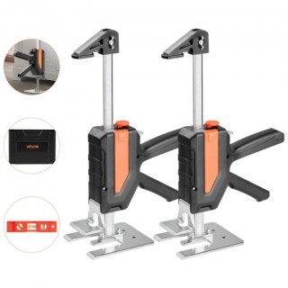 VEVOR Ανυψωτικό Χειρός 200kg 2 Λειτουργίες 195mm Μαύρο 2 Τεμάχια TG...