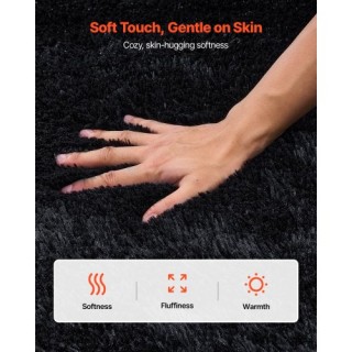 VEVOR Μαύρο Πουπουλένιο Χαλί 2,44 x 3,05μ - Μη-Ολισθηρό, Μη-Απολεπι... VEVOR Μαύρο Πουπουλένιο Χαλί 2,44 x 3,05μ - Μη-Ολισθηρό, Μη-Απολεπι...