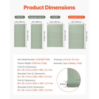 VEVOR Ιαπωνικό Στρώμα Τατάμι King Αναδιπλούμενο & Αντιολισθητικό απ... VEVOR Ιαπωνικό Στρώμα Τατάμι King Αναδιπλούμενο & Αντιολισθητικό απ...