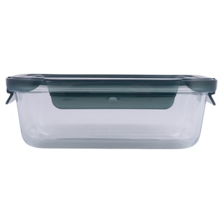 Galileo Αεροστεγές Ορθογώνιο Γυάλινο Δοχείο 1050 ml με Πώμα και Κλι...