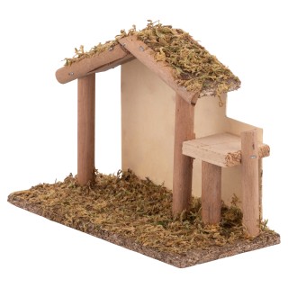 Galileo Χριστουγεννιάτικη Φάτνη με Βρύο 18x8x12 εκ - Οικία του Άη Β...