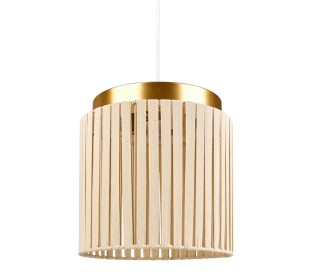 Ostaria Ανάρτηση βαμβακερή Κέοπας μπεζ και χρυσή -37738