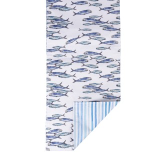 Villa dEste Home Παραθαλάσσιο Στυλ Διπλής Όψης Runner Αντιλεκάνησης...