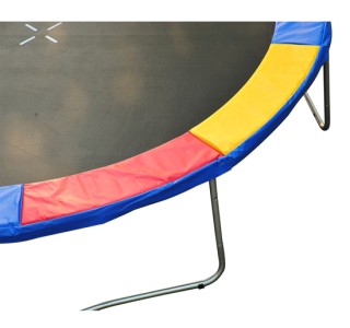 Προστατευτικό κάλυμμα HomCom για Τραμπολίνο Κόκκινο Κίτρινο και Μπλ...