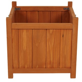 BAKAJI Πτυσσόμενη Ξύλινη Ζαρντινιέρα για Λουλούδια και Φυτά Εξωτερι...