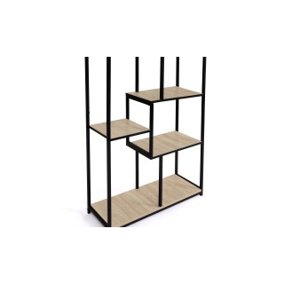 Βιβλιοθήκη Memphis με 6 Ασύμμετρα Ράφια 67,5 x 25 x 161 cm Μέταλλο ... Βιβλιοθήκη Memphis με 6 Ασύμμετρα Ράφια 67,5 x 25 x 161 cm Μέταλλο ...