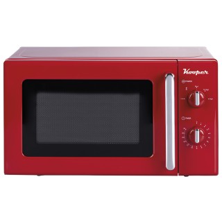 Kooper Κόκκινος vintage φούρνος μικροκυμάτων 22 L με 5 προγράμματα ...