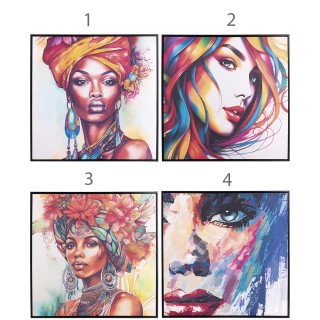 Galileo Πλακέτα με κορνίζα 60x60 εκ. Women Sibilla 5920434 Τυχαία Ε...