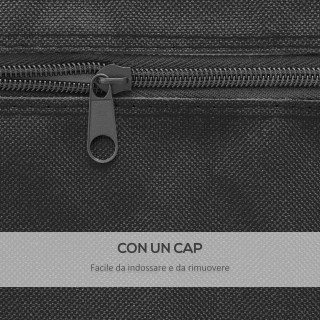 SPORTNOW Κάλυμμα τραπεζιού πινγκ πονγκ 257x153x5 cm από μαύρο πολυα...