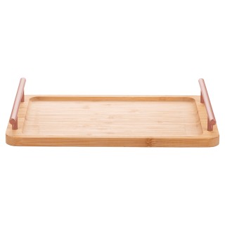 Villa DEste  Ορθογώνιος δίσκος 40x25 εκ από μπαμπού με χερούλια σε ...