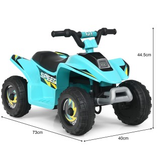 Costway Ηλεκτρικό Παιδικό Quad με Επαναφορτιζόμενη Μπαταρία και Άν... Costway Ηλεκτρικό Παιδικό Quad με Επαναφορτιζόμενη Μπαταρία και Άν...