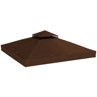 Outsunny Κάλυμμα για Κήπο Gazebo 3x3m UPF30+ Διπλού Επιπέδου από Πο... Outsunny Κάλυμμα για Κήπο Gazebo 3x3m UPF30+ Διπλού Επιπέδου από Πο...
