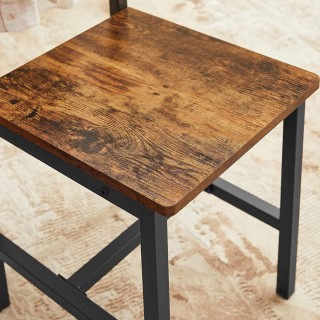 VASAGLE Vintage Καρέκλες Τραπεζαρίας, Σετ των 2 – Κομψό Μεταλλικό Π... VASAGLE Vintage Καρέκλες Τραπεζαρίας, Σετ των 2 – Κομψό Μεταλλικό Π...