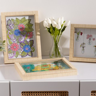 Atmosphera Πολυλειτουργική Διακοσμητική Κορνίζα Ξύλου MDF_E1 σε Μπε... Atmosphera Πολυλειτουργική Διακοσμητική Κορνίζα Ξύλου MDF_E1 σε Μπε...