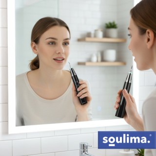 Soulima Υπερηχητικός Καθαριστής Δοντιών με 5 Λειτουργίες με LED και... Soulima Υπερηχητικός Καθαριστής Δοντιών με 5 Λειτουργίες με LED και...