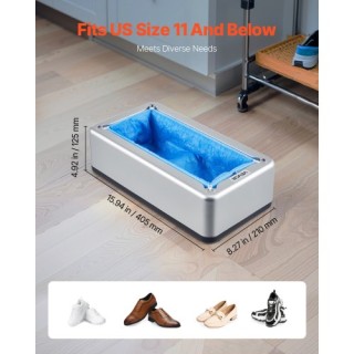 VEVOR Διανομέας Καλυμμάτων Παπουτσιών με 100 Πλαστικά Καλύμματα (Μέ... VEVOR Διανομέας Καλυμμάτων Παπουτσιών με 100 Πλαστικά Καλύμματα (Μέ...