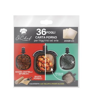 Galileo Σετ 36 Φύλλων Χαρτιού Ψησίματος Μίας Χρήσης για Φριτέζα Αέρ...