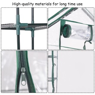 Costway  Θερμοκήπιο Φιλμ Καλλιέργειας Φυτών Τοματοκήπιο 143 x 73 x ...