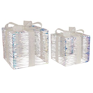 Kooper Σετ φωτεινές κουτιά δώρου 120100 μικρολαμπάκια εξωτερικής χρ...