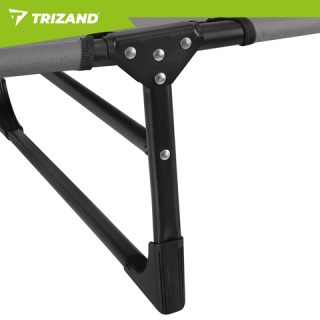 Trizand Πτυσσόμενη Ξαπλώστρα Κήπου με Μαξιλάρι, Ρυθμιζόμενη, Γκρι 2... Trizand Πτυσσόμενη Ξαπλώστρα Κήπου με Μαξιλάρι, Ρυθμιζόμενη, Γκρι 2...