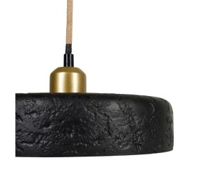 Ostaria Μαύρο και Χρυσό Κρεμαστό Φωτιστικό Τσιμέντου και Μετάλλου P... Ostaria Μαύρο και Χρυσό Κρεμαστό Φωτιστικό Τσιμέντου και Μετάλλου P...