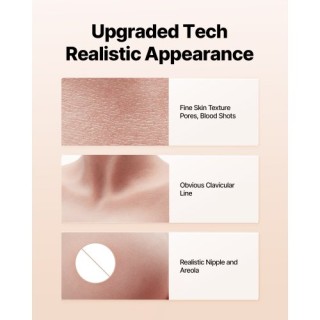 VEVOR Σιλικόνη Στήθος Κ Μέγεθος Υψηλού Λαιμού για Κοσπλέι Drag Quee... VEVOR Σιλικόνη Στήθος Κ Μέγεθος Υψηλού Λαιμού για Κοσπλέι Drag Quee...