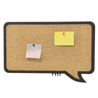 BAKAJI  Πίνακας από Φελλό σε Σχήμα Φυσαλίδας με Μαύρο Πλαίσιο για τ...