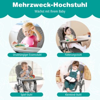 Costway Πτυσσόμενο Καρεκλάκι Μωρού με Θέση Ξαπλώματος και Ρυθμιζόμε... Costway Πτυσσόμενο Καρεκλάκι Μωρού με Θέση Ξαπλώματος και Ρυθμιζόμε...