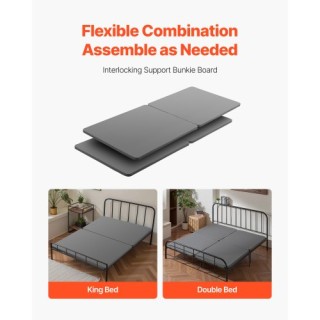 VEVOR Κινγκ Σάιζ Σανίδες Κρεβατιού με Ύφασμα Oxford 200D 4 Τεμάχια ... VEVOR Κινγκ Σάιζ Σανίδες Κρεβατιού με Ύφασμα Oxford 200D 4 Τεμάχια ...