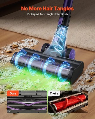 VEVOR Ισχυρή Ασύρματη Σκούπα 25KPa, 35λεπτη Διάρκεια, Ιδανική για Κ... VEVOR Ισχυρή Ασύρματη Σκούπα 25KPa, 35λεπτη Διάρκεια, Ιδανική για Κ...