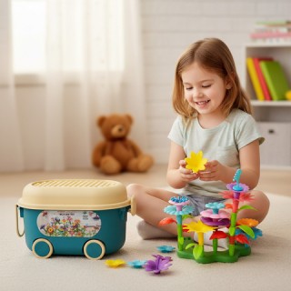 Kruzzel Σετ 139 τμχ Δημιουργικών Κατασκευών Κήπου 3D για Παιδιά 26331