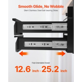 VEVOR Συρτάρι 33 cm Κλειδωμένο Οργανωτής Γραφείου GZTCTGCK13INQUZ7NV0