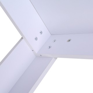 BAKAJI Μοντέρνο ορθογώνιο τραπέζι κουζίνας από ξύλο 120x80x74 cm λ... BAKAJI Μοντέρνο ορθογώνιο τραπέζι κουζίνας από ξύλο 120x80x74 cm λ...