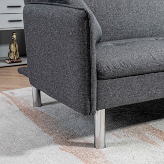 HOMCOM Καναπές Κρεβάτι 3 Θέσεων με Μηχανισμό Κλικ Κλακ Ανακλινόμενη... HOMCOM Καναπές Κρεβάτι 3 Θέσεων με Μηχανισμό Κλικ Κλακ Ανακλινόμενη...