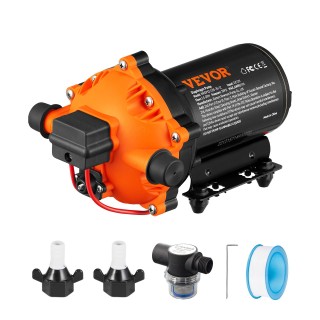 VEVOR Αντλία Διαφράγματος 12V, 5.5 GPM, 70 PSI, Αυτοαναρρόφησης, 1/...