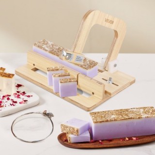 VEVOR Ρυθμιζόμενος Ξύλινος Κόπτης Σαπουνιών & Κεριών, 0-2 εκ. Ρυθμι...